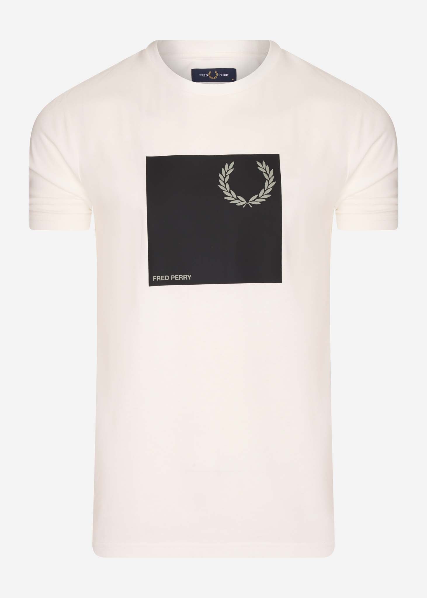 Fred Perry T-shirts  Laurel wreath graphic t-shirt q2 - snow white 