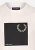 Fred Perry T-shirts  Laurel wreath graphic t-shirt q2 - snow white 