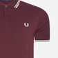 Fred Perry polo oxblood red