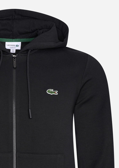 Lacoste Vesten Sweater zip - black