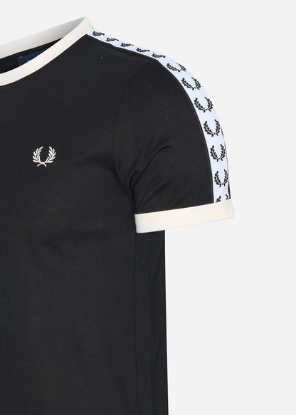 Fred Perry T-shirts  Taped ringer t-shirt - black 