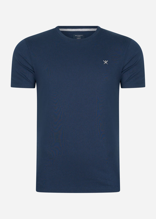 Hackett London T-shirts  Embroidered logo t-shirt - navy grey 