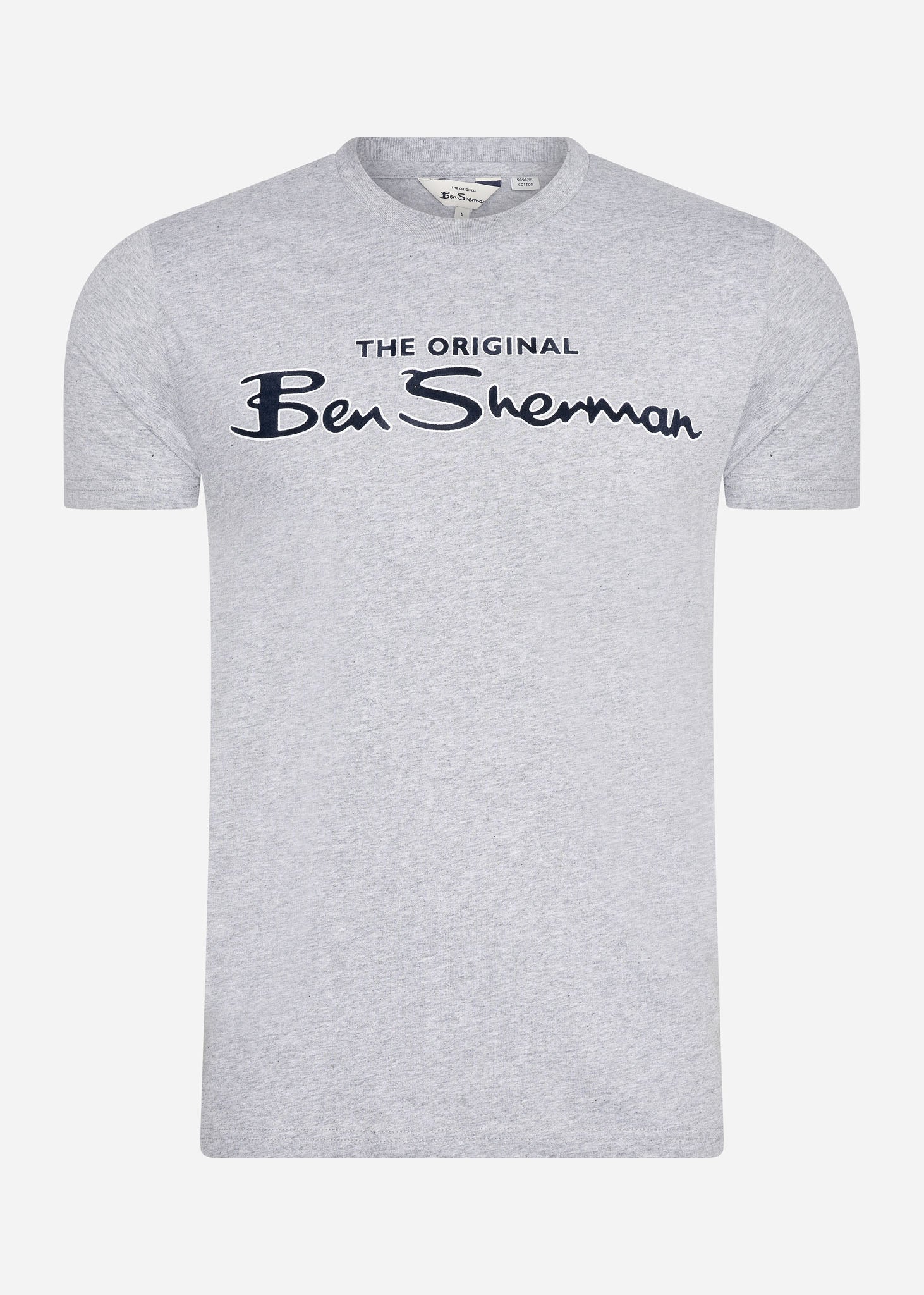 Ben Sherman T-shirts  Signature flock tee - grey 