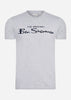 Ben Sherman T-shirts  Signature flock tee - grey 