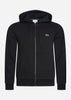 Lacoste Vesten Sweater zip - black