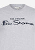 Ben Sherman T-shirts  Signature flock tee - grey 