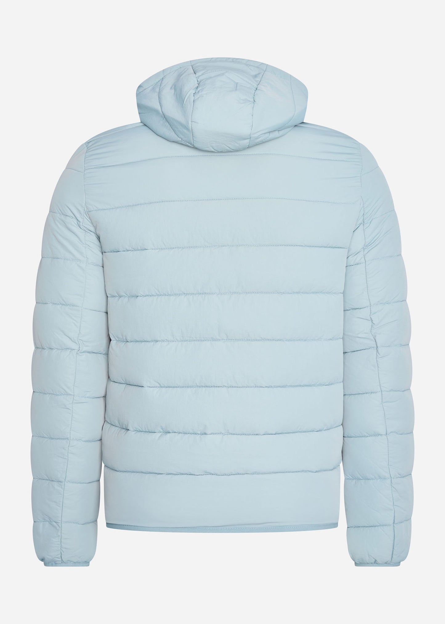 lyle and scott puffer jacket jas lichtblauw winter