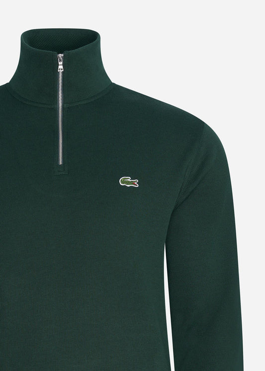 Lacoste half zip sweater sinople green