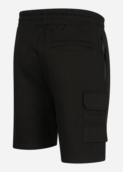 Marshall Artist Korte Broeken  Siren cargo short - black 