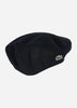 Lacoste Petten  Flat cap - black 