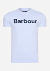 Barbour T-shirts  Logo tee - heritage blue 