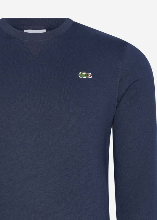 lacoste sweater navy