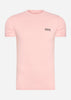 Barbour International T-shirts  Small logo tee - pink cinder 