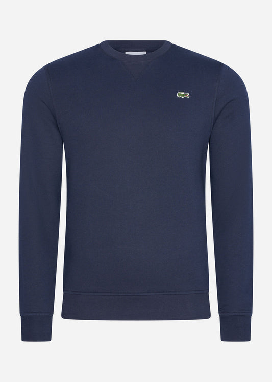 lacoste sweater navy