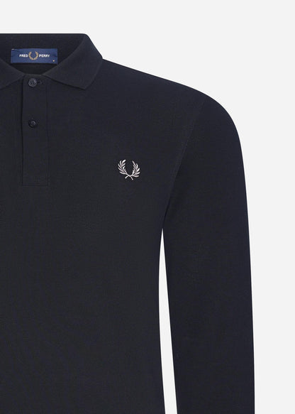 Fred Perry Longsleeve Polo's  Ls plain fred perry shirt- black chrome 