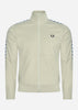 Fred Perry Vesten  Panelled taped track jacket - light oyster 