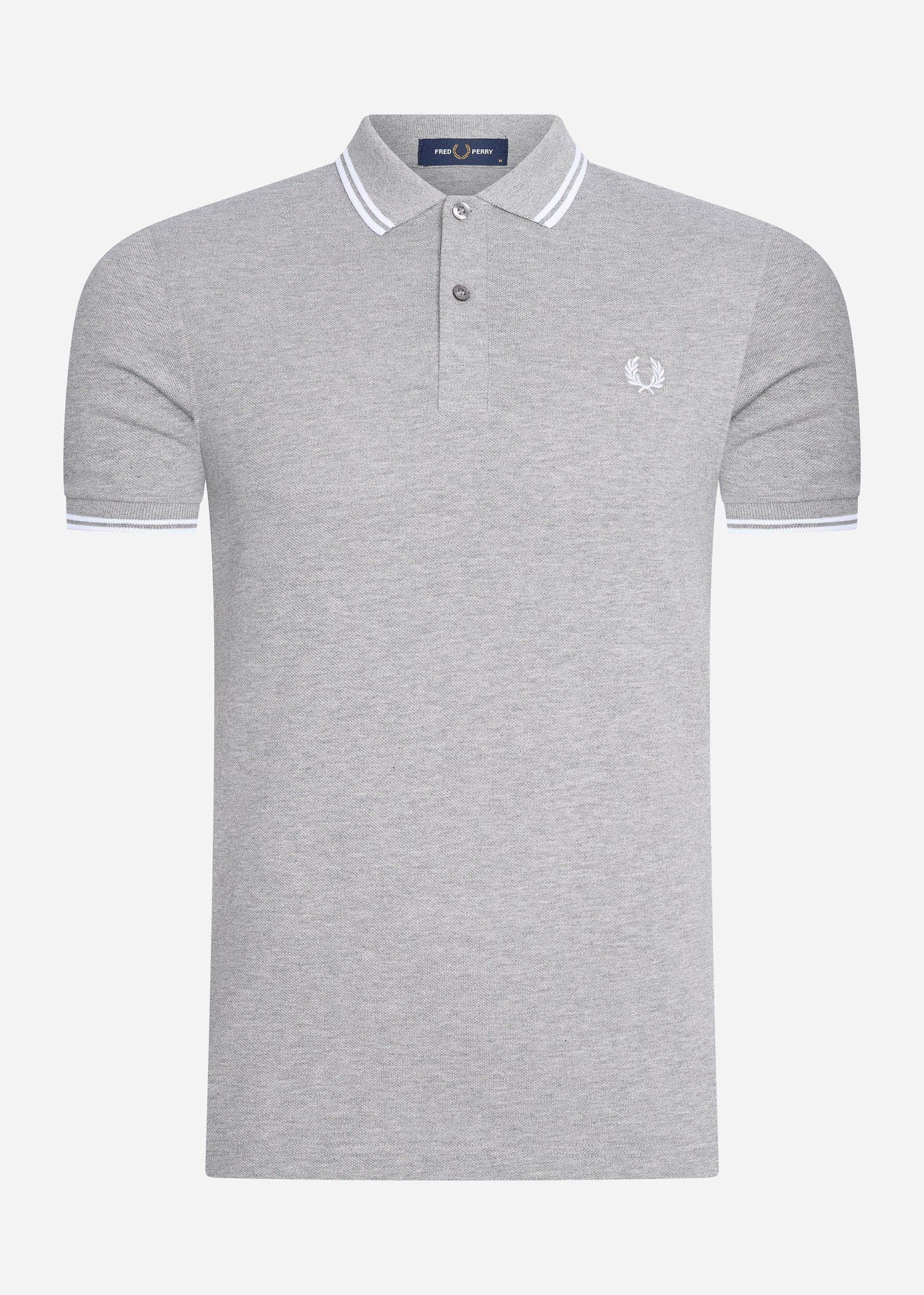 fred perry polo grijs 