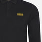Legacy tipped ls polo - black