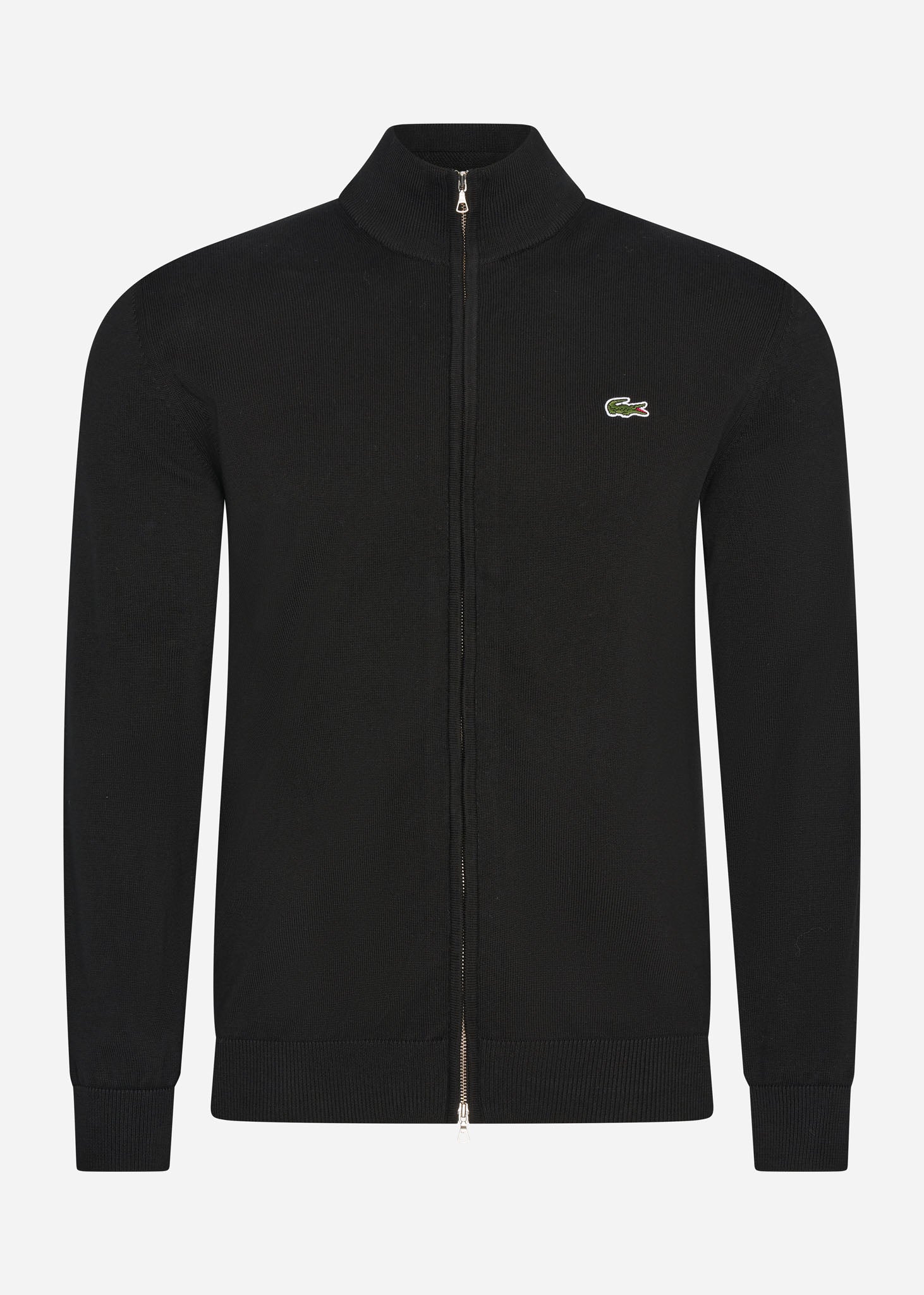 Lacoste Vesten  A Zip through sweater - black 