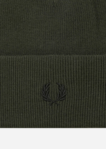 Fred Perry Mutsen  Merino wool beanie - hunting green 