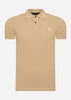 MA.Strum Polo's  SS pique polo - sand 