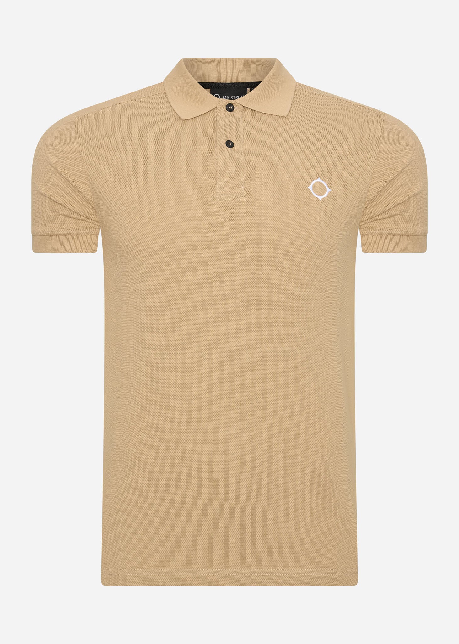 MA.Strum Polo's  SS pique polo - sand 