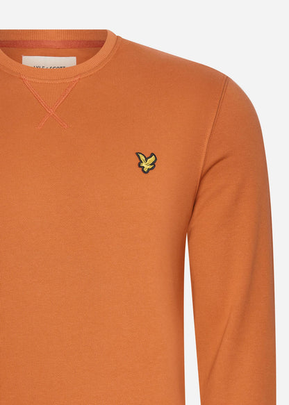 Lyle & Scott Truien  Crew neck sweatshirt - victory orange 