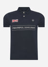 Peaceful Hooligan Polo's  Flag polo - navy 