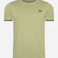 Fred Perry T-shirts  Twin tipped t-shirt - sage green 