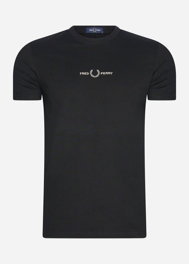 Fred Perry T-shirts  Embroidered t-shirt - black 