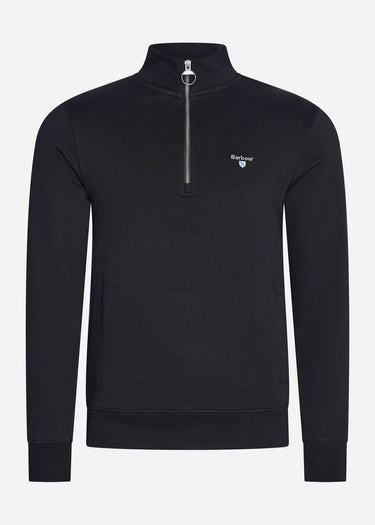 Barbour Truien  Rothley half zip - black 