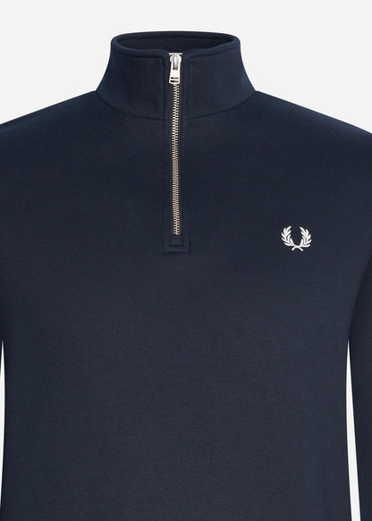 Fred Perry Truien  Half zip sweatshirt - navy 