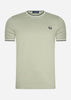 Fred Perry T-shirts  Twin tipped t-shirt - seagrass 