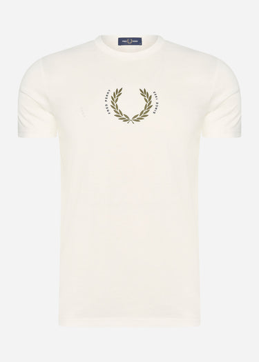 Fred Perry T-shirts  Laurel wreath t-shirt - snow white 