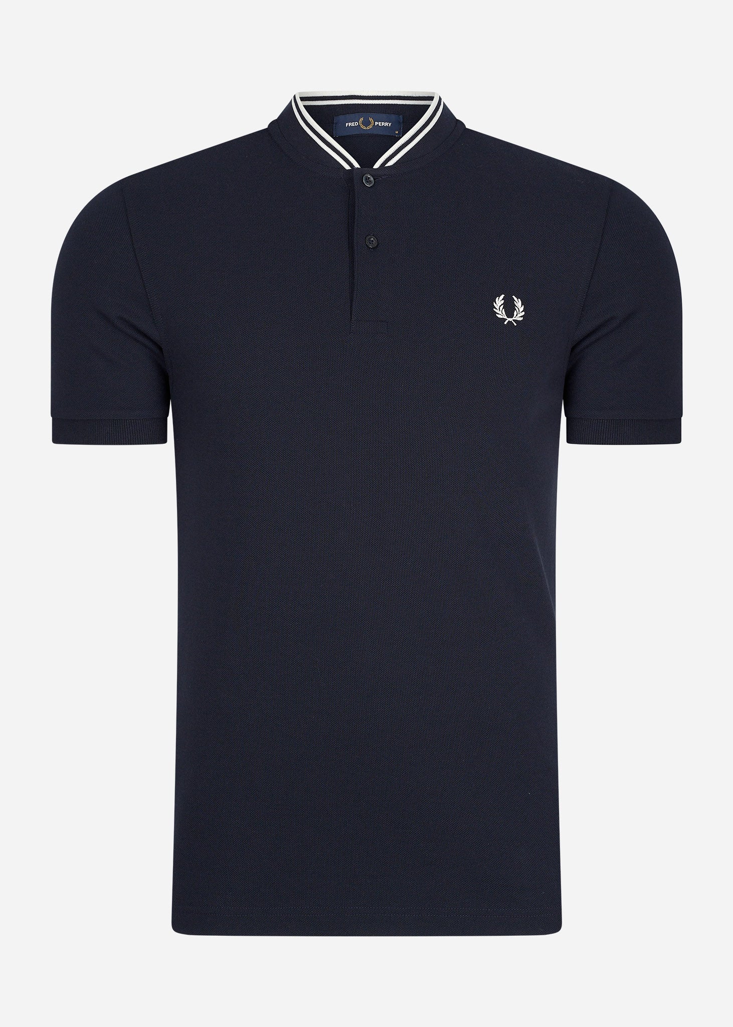 Fred Perry Polo's  Bomber collar polo shirt - navy 