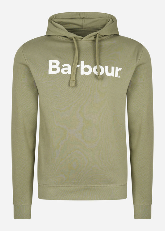 barbour logo hoodie