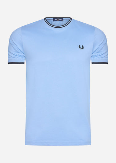 Fred Perry T-shirts  Twin tipped t-shirt - sky 
