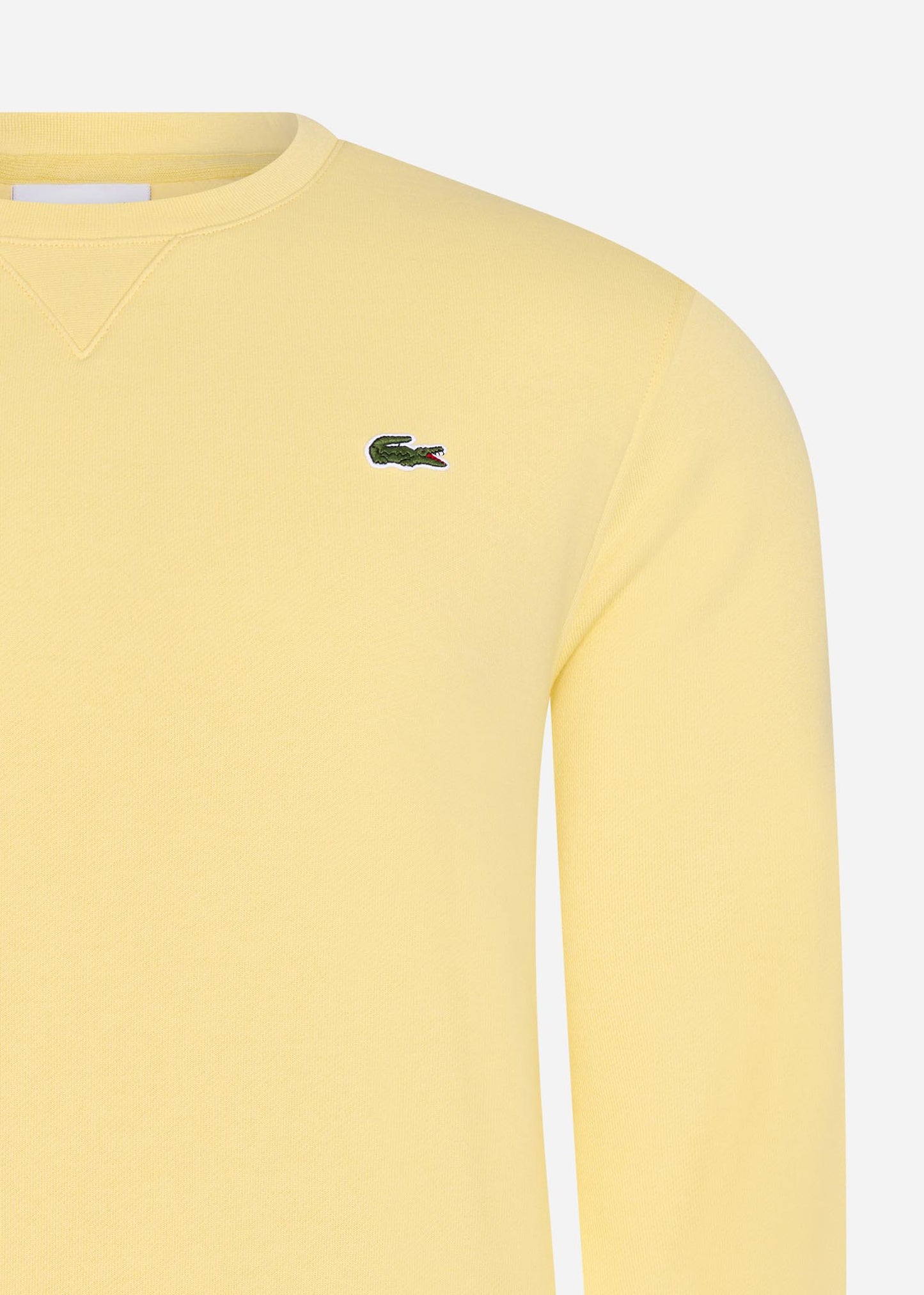 lacoste sweater licht geel