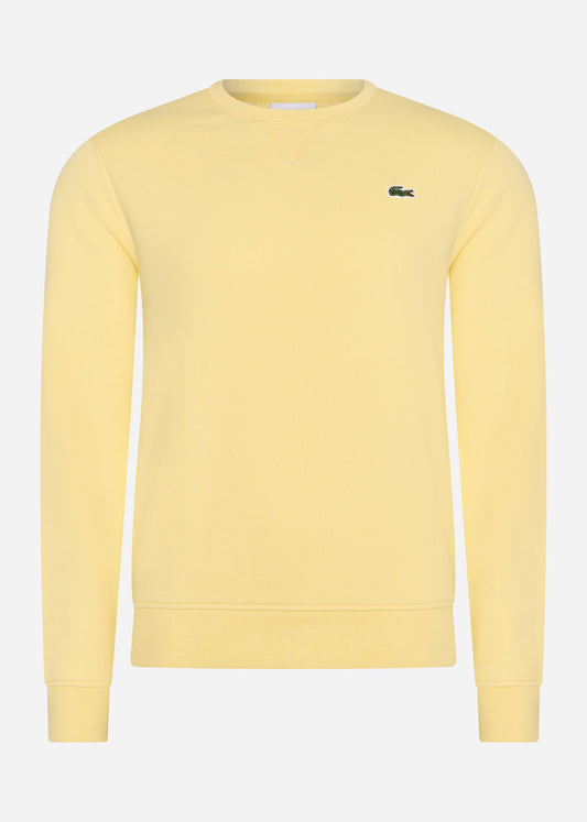 lacoste sweater licht geel