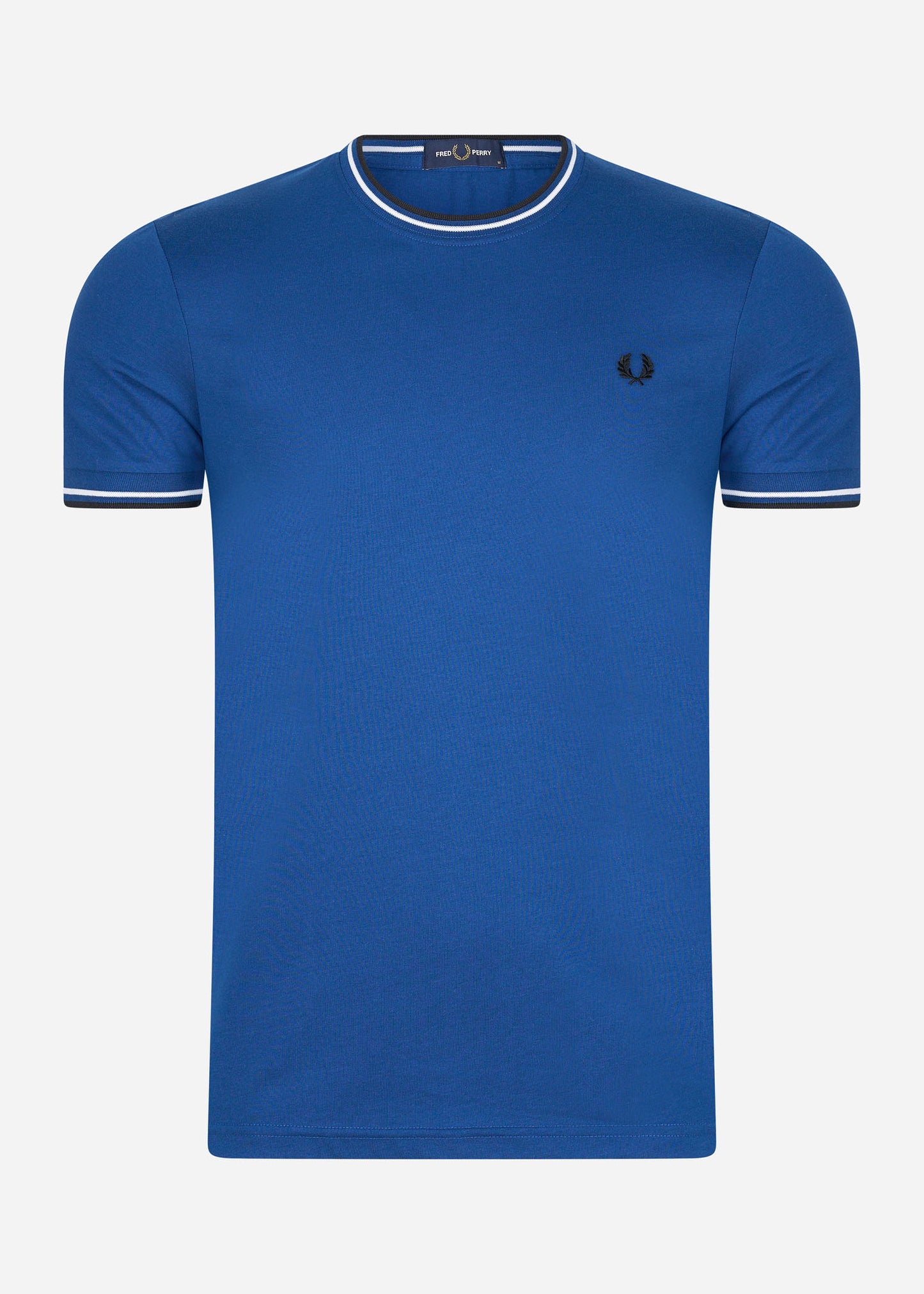 fred perry twin tipped t-shirt shaded cobalt