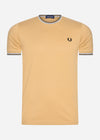 Fred Perry T-shirts  Twin tipped t-shirt - desert 