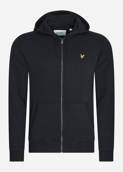 Lyle & Scott Vesten  Zip through hoodie - jet black 