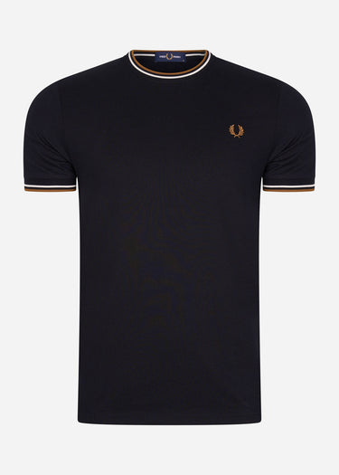 Fred Perry T-shirts  Twin tipped t-shirt - black 