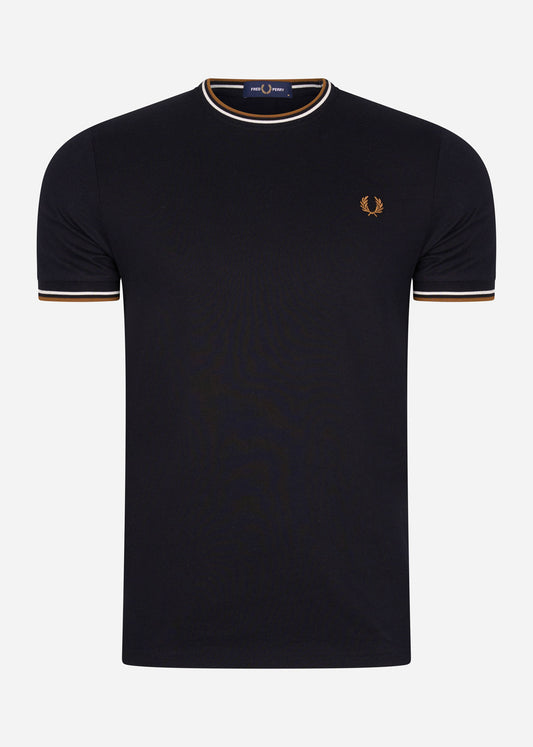 fred perry twin tipped t-shirt zwart
