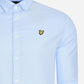 Cotton linen shirt - light blue