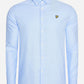 linnen overhemd lyle and scott light blue