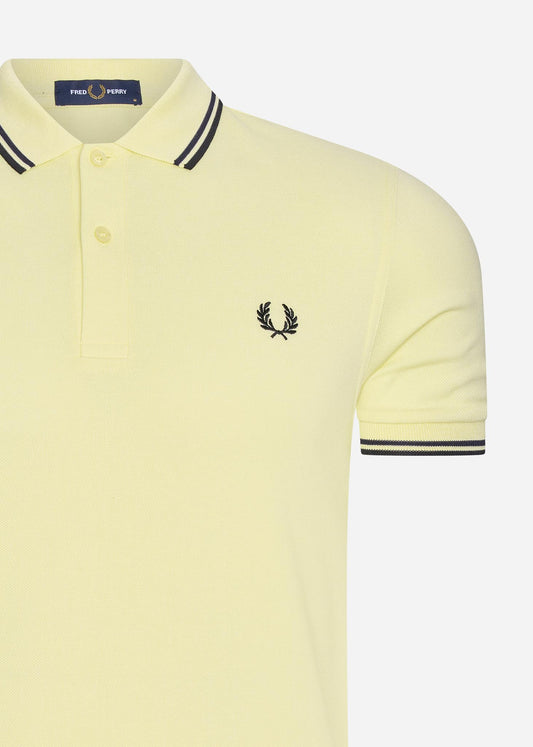 Twin tipped fred perry shirt - wax yellow - Fred Perry