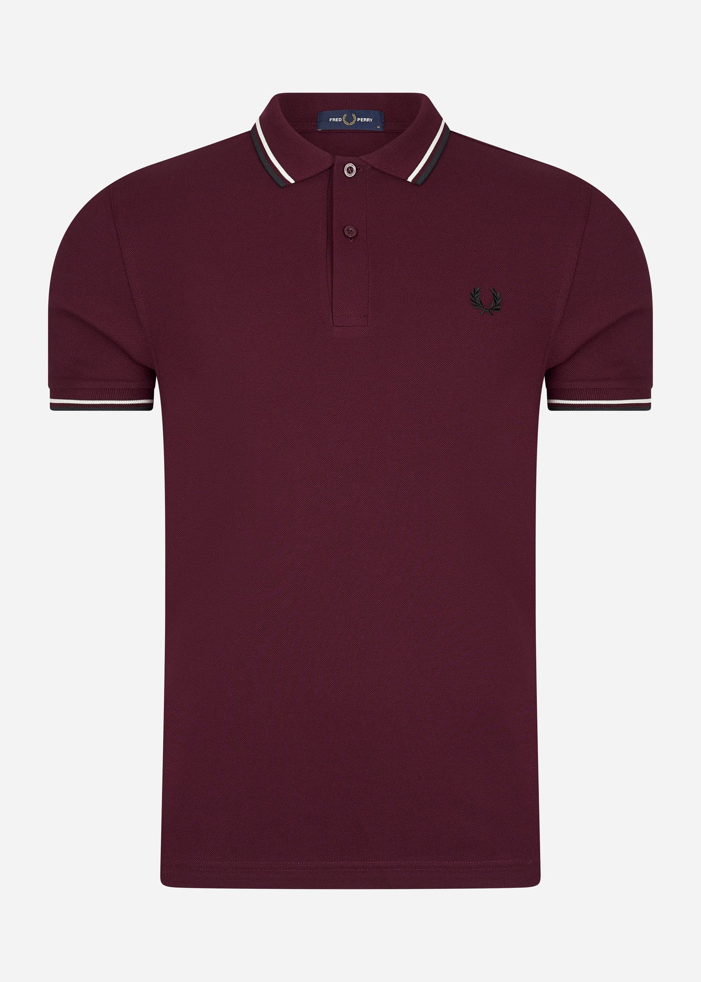 fred perry polo oxblood 