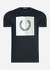 Fred Perry T-shirts  Laurel wreath graphic t-shirt - black 