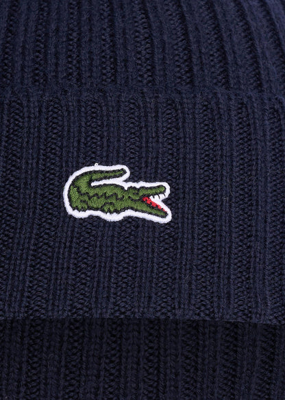 Lacoste Mutsen Beanie - navy blue